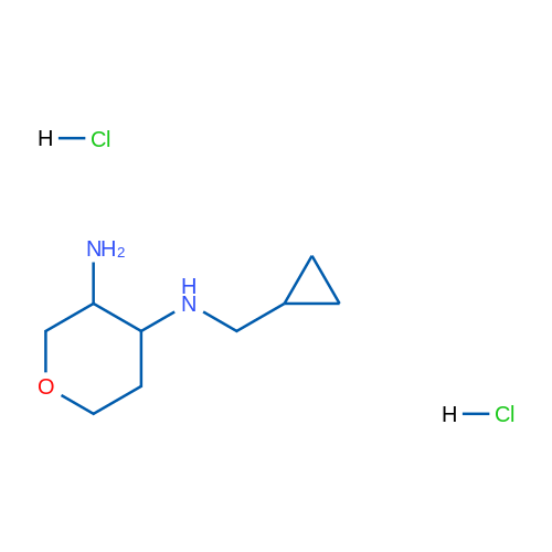 N4-(Cyclopropylmethyl)tetrahydro-2H-pyran-3,4-diamine dihydrochloride 1g