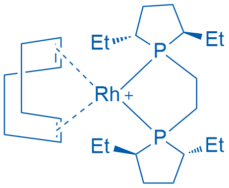 1,2-Bis((2R,5R)-2,5-diethylphospholano)ethane(cyclooctadiene)rhodium(I) 250mg