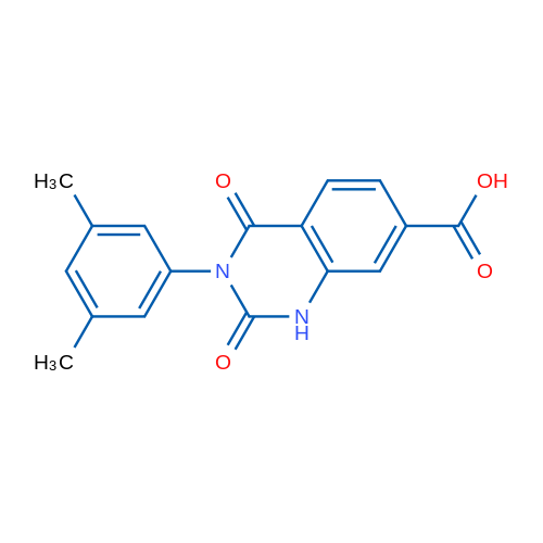 3-(3,5-Dimethylphenyl)-2,4-dioxo-1,2,3,4-tetrahydroquinazoline-7-carboxylic acid 1g