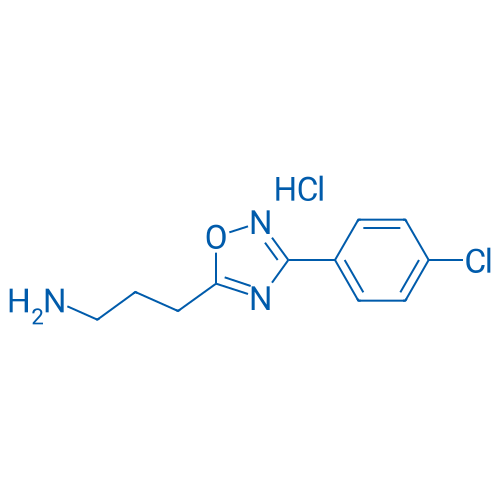 3-(3-(4-chlorophenyl)-1,2,4-oxadiazol-5-yl)propan-1-amine hydrochloride 250mg
