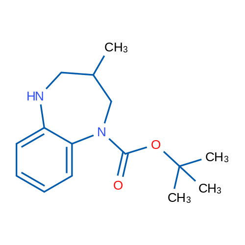 tert-Butyl 3-methyl-2,3,4,5-tetrahydro-1H-1,5-benzodiazepine-1-carboxylate 250mg