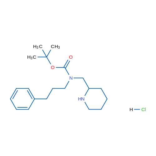 tert-Butyl (3-phenylpropyl)(piperidin-2-ylmethyl)carbamate hydrochloride 1g