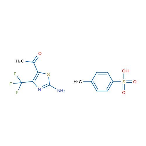 1-(2-Amino-4-(trifluoromethyl)thiazol-5-yl)ethanone 4-methylbenzenesulfonate 1g
