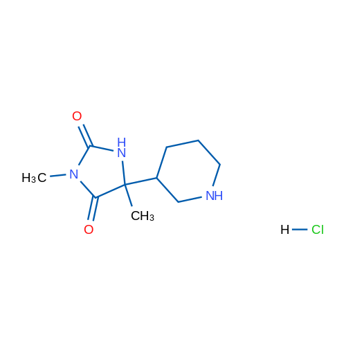 3,5-Dimethyl-5-(piperidin-3-yl)imidazolidine-2,4-dione hydrochloride 1g
