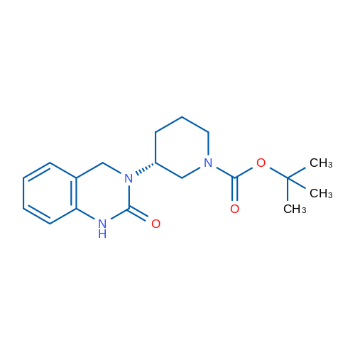 (R)-tert-Butyl 3-(2-oxo-1,2-dihydroquinazolin-3(4H)-yl)piperidine-1-carboxylate 1g