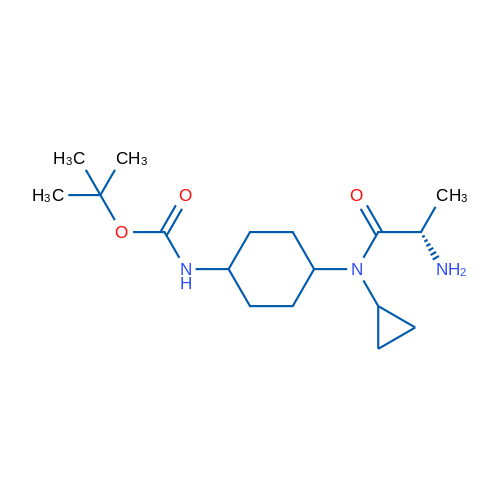 (S)-tert-Butyl (4-(2-amino-N-cyclopropylpropanamido)cyclohexyl)carbamate 1g