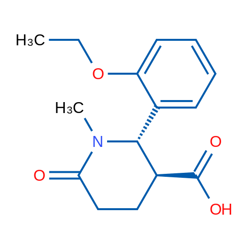 (2S,3S)-2-(2-Ethoxyphenyl)-1-methyl-6-oxopiperidine-3-carboxylic acid 1g