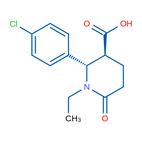 (2S,3S)-2-(4-Chlorophenyl)-1-ethyl-6-oxopiperidine-3-carboxylic acid 1g