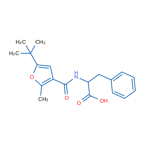 2-(5-(tert-Butyl)-2-methylfuran-3-carboxamido)-3-phenylpropanoic acid 1g