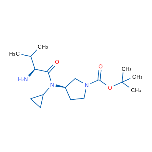 (R)-tert-Butyl 3-((S)-2-amino-N-cyclopropyl-3-methylbutanamido)pyrrolidine-1-carboxylate 1g