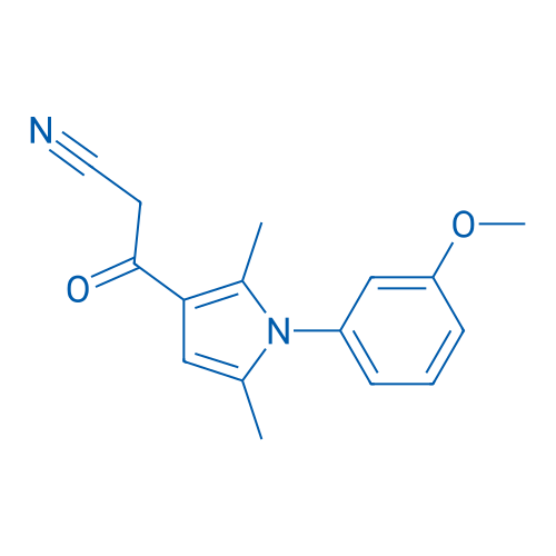 3-(1-(3-Methoxyphenyl)-2,5-dimethyl-1H-pyrrol-3-yl)-3-oxopropanenitrile 1g