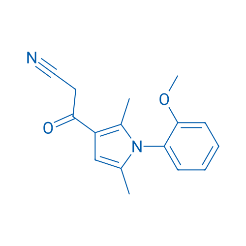 3-(1-(2-Methoxyphenyl)-2,5-dimethyl-1H-pyrrol-3-yl)-3-oxopropanenitrile 1g