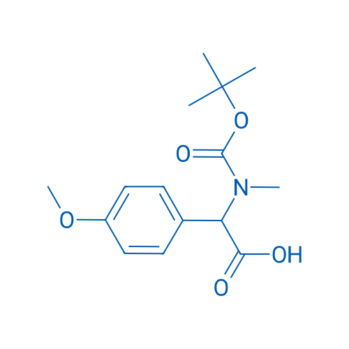 2-((tert-Butoxycarbonyl)(methyl)amino)-2-(4-methoxyphenyl)acetic acid 250mg