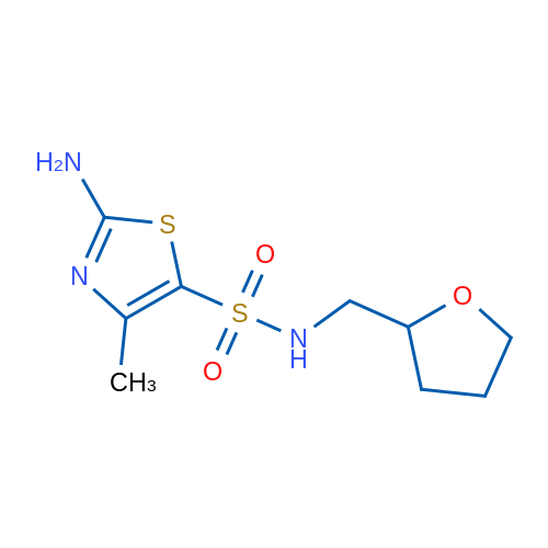 2-Amino-4-methyl-N-((tetrahydrofuran-2-yl)methyl)thiazole-5-sulfonamide 1g