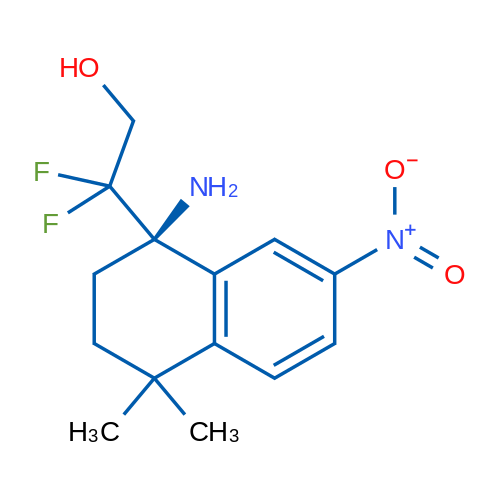 (R)-2-(1-Amino-4,4-dimethyl-7-nitro-1,2,3,4-tetrahydronaphthalen-1-yl)-2,2-difluoroethanol 1g