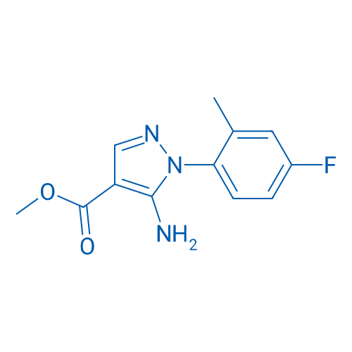 Methyl 5-amino-1-(4-fluoro-2-methylphenyl)-1H-pyrazole-4-carboxylate 1g