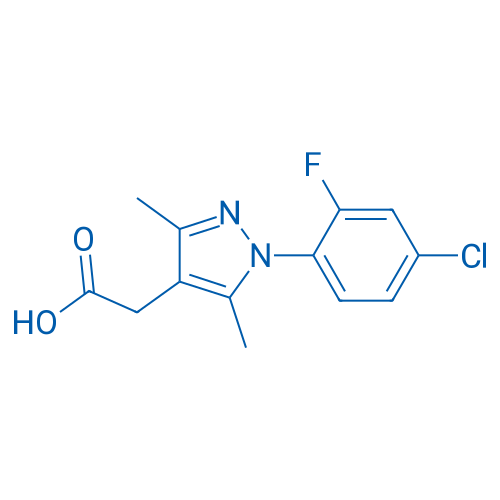 2-(1-(4-Chloro-2-fluorophenyl)-3,5-dimethyl-1H-pyrazol-4-yl)acetic acid 1g