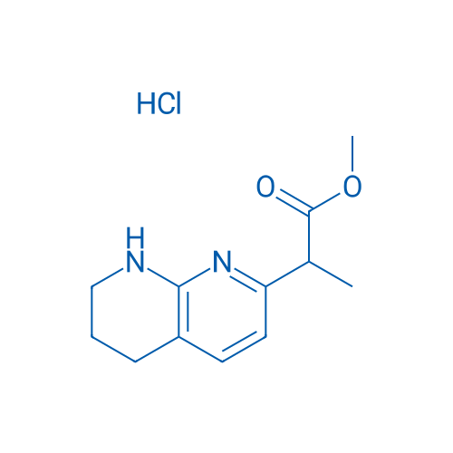 Methyl 2-(5,6,7,8-tetrahydro-1,8-naphthyridin-2-yl)propanoate hydrochloride 1g
