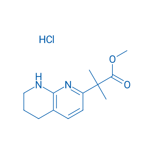 Methyl 2-methyl-2-(5,6,7,8-tetrahydro-1,8-naphthyridin-2-yl)propanoate hydrochloride 1g