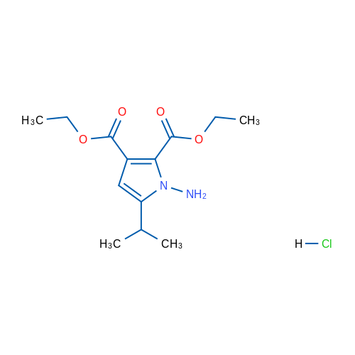 Diethyl 1-amino-5-isopropyl-1H-pyrrole-2,3-dicarboxylate hydrochloride 1g