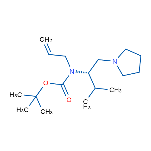 (S)-tert-Butyl allyl(3-methyl-1-(pyrrolidin-1-yl)butan-2-yl)carbamate 1g