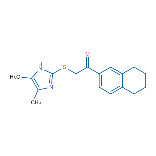 2-((4,5-Dimethyl-1H-imidazol-2-yl)thio)-1-(5,6,7,8-tetrahydronaphthalen-2-yl)ethanone 1g