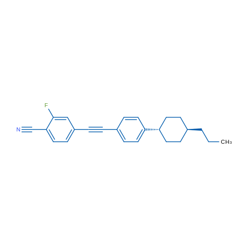 2-Fluoro-4-((4-(trans-4-propylcyclohexyl)phenyl)ethynyl)benzonitrile 1g