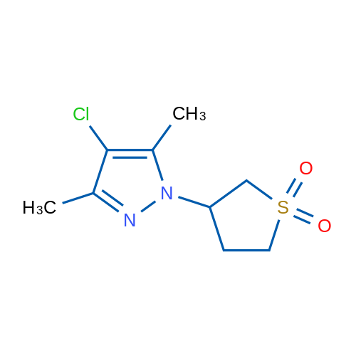 3-(4-Chloro-3,5-dimethyl-1H-pyrazol-1-yl)tetrahydrothiophene 1,1-dioxide 1g