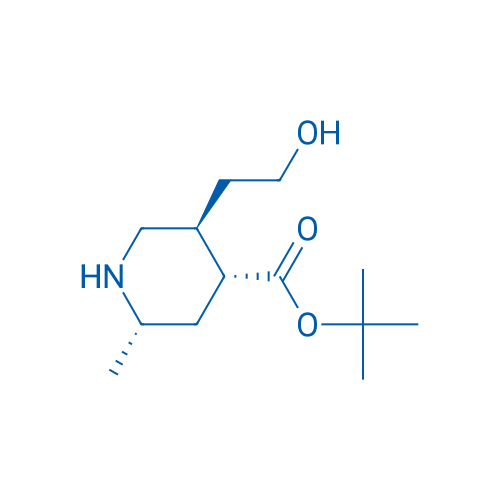 (2S,4R,5S)-tert-Butyl 5-(2-hydroxyethyl)-2-methylpiperidine-4-carboxylate 1g