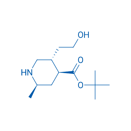 (2R,4S,5R)-tert-Butyl 5-(2-hydroxyethyl)-2-methylpiperidine-4-carboxylate 1g