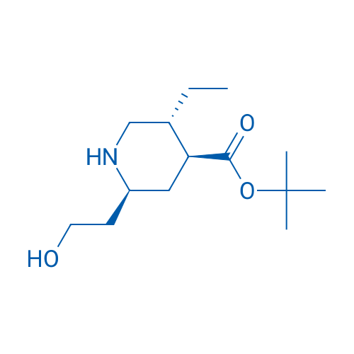 (2S,4S,5R)-tert-Butyl 5-ethyl-2-(2-hydroxyethyl)piperidine-4-carboxylate 1g