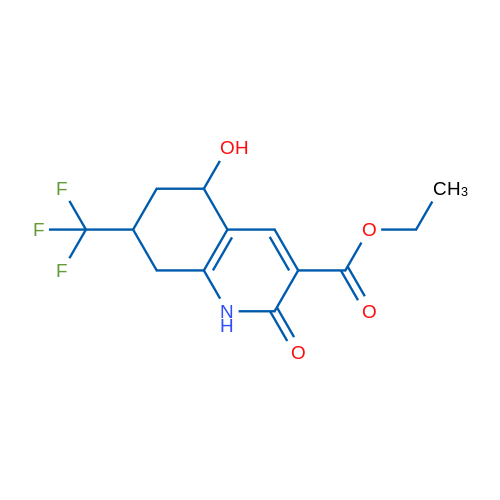 Ethyl 5-hydroxy-2-oxo-7-(trifluoromethyl)-1,2,5,6,7,8-hexahydroquinoline-3-carboxylate 1g