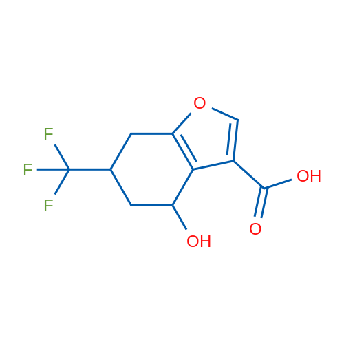 4-Hydroxy-6-(trifluoromethyl)-4,5,6,7-tetrahydrobenzofuran-3-carboxylic acid 1g