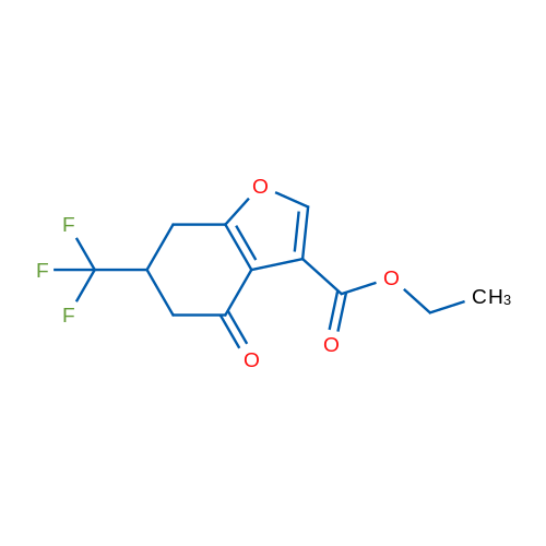 Ethyl 4-oxo-6-(trifluoromethyl)-4,5,6,7-tetrahydrobenzofuran-3-carboxylate 1g