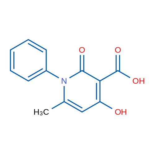 4-Hydroxy-6-methyl-2-oxo-1-phenyl-1,2-dihydropyridine-3-carboxylic acid 1g