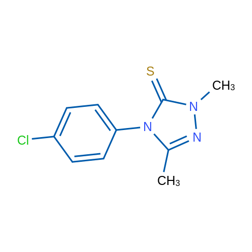 4-(4-Chlorophenyl)-1,3-dimethyl-4,5-dihydro-1H-1,2,4-triazole-5-thione 10mg
