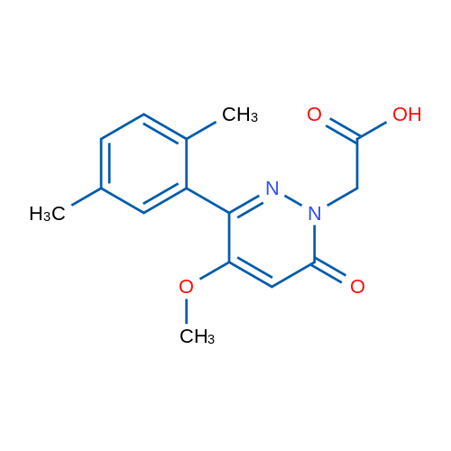 2-(3-(2,5-Dimethylphenyl)-4-methoxy-6-oxopyridazin-1(6H)-yl)acetic acid 1g