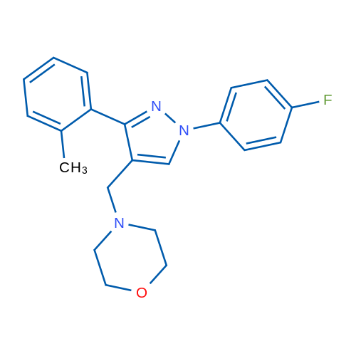 4-((1-(4-Fluorophenyl)-3-(o-tolyl)-1H-pyrazol-4-yl)methyl)morpholine 1g