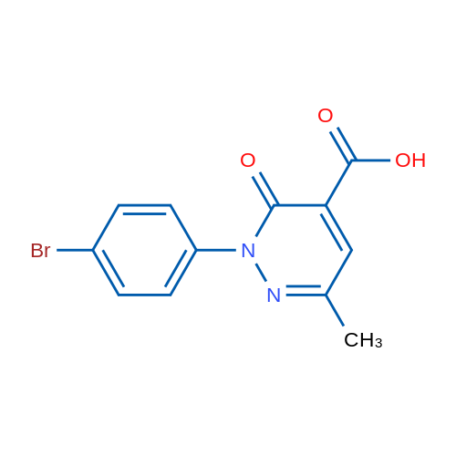 2-(4-Bromophenyl)-6-methyl-3-oxo-2,3-dihydropyridazine-4-carboxylic acid 1g
