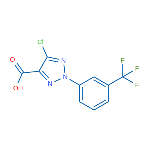 5-Chloro-2-(3-(trifluoromethyl)phenyl)-2H-1,2,3-triazole-4-carboxylic acid 1g