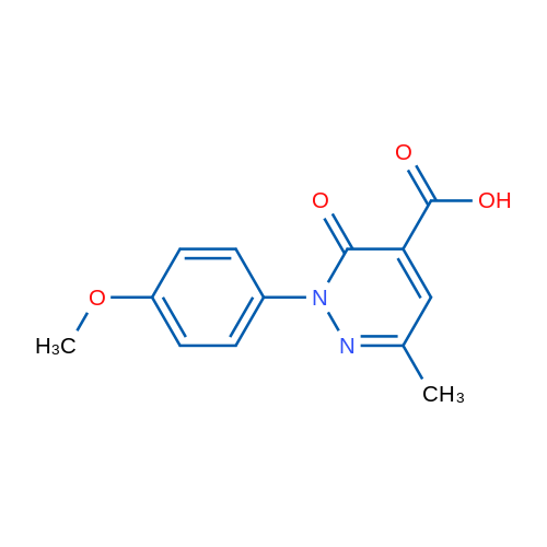 2-(4-Methoxyphenyl)-6-methyl-3-oxo-2,3-dihydropyridazine-4-carboxylic acid 1g
