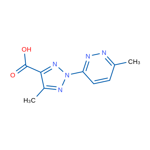 5-Methyl-2-(6-methylpyridazin-3-yl)-2H-1,2,3-triazole-4-carboxylic acid 1g