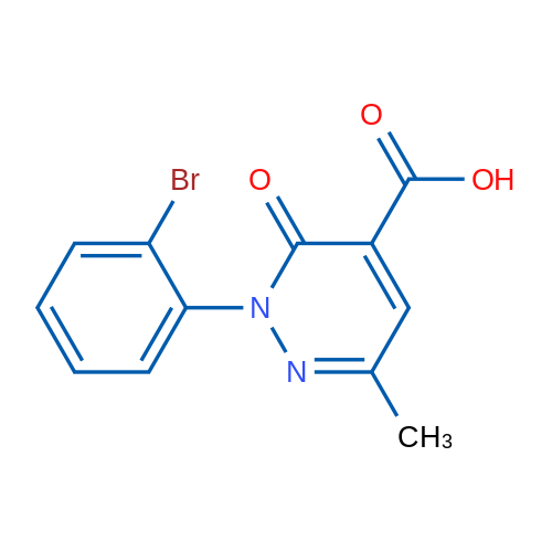 2-(2-Bromophenyl)-6-methyl-3-oxo-2,3-dihydropyridazine-4-carboxylic acid 1g