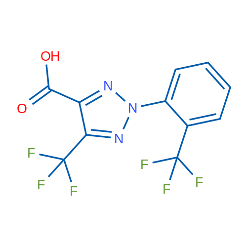 5-(Trifluoromethyl)-2-(2-(trifluoromethyl)phenyl)-2H-1,2,3-triazole-4-carboxylic acid 1g