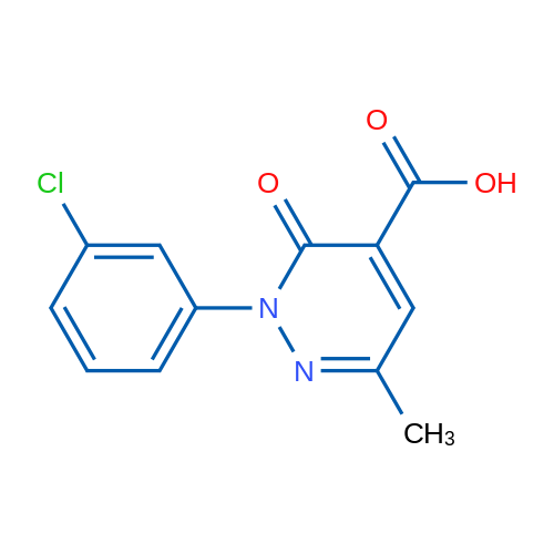 2-(3-Chlorophenyl)-6-methyl-3-oxo-2,3-dihydropyridazine-4-carboxylic acid 1g