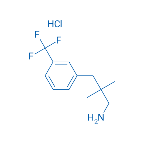 2,2-Dimethyl-3-(3-(trifluoromethyl)phenyl)propan-1-amine hydrochloride 1g