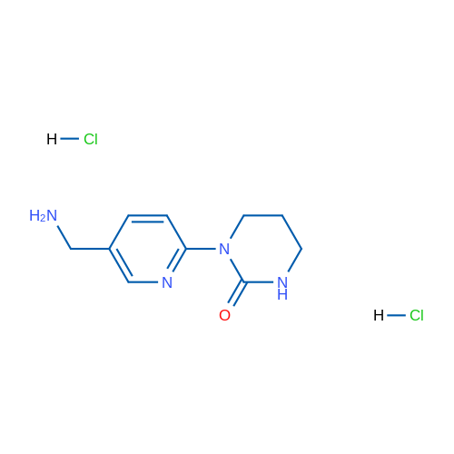 1-(5-(Aminomethyl)pyridin-2-yl)tetrahydropyrimidin-2(1H)-one dihydrochloride 1g
