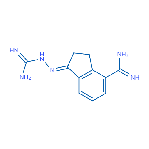 (E)-2-(4-Carbamimidoyl-2,3-dihydro-1H-inden-1-ylidene)hydrazinecarboximidamide 1g