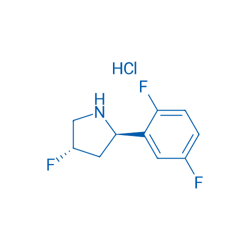 (2R,4S)-2-(2,5-Difluorophenyl)-4-fluoropyrrolidine hydrochloride 250mg