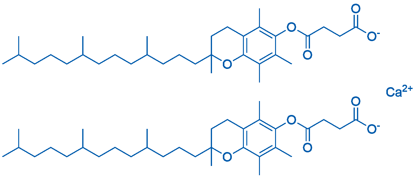 Calcium 4-oxo-4-((2,5,7,8-tetramethyl-2-(4,8,12-trimethyltridecyl)chroman-6-yl)oxy)butanoate 100g